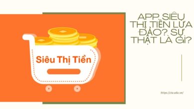 app siêu thị tiền lừa đảo